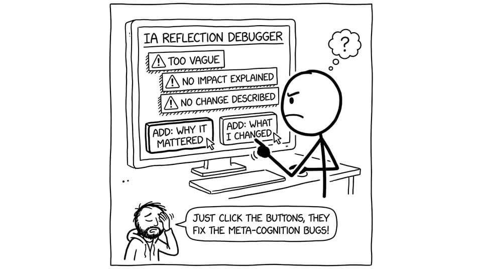 IA reflection debugger comic