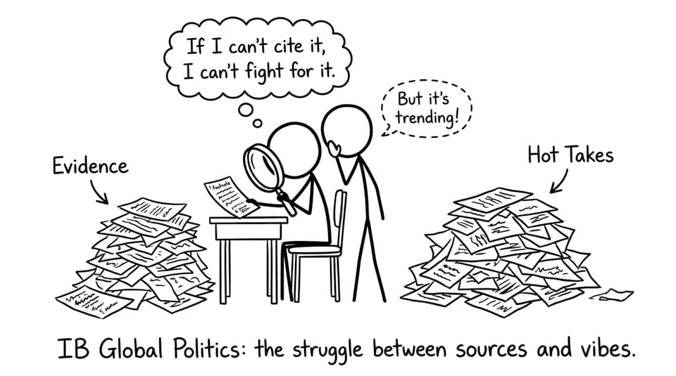 Student sorting evidence vs hot takes