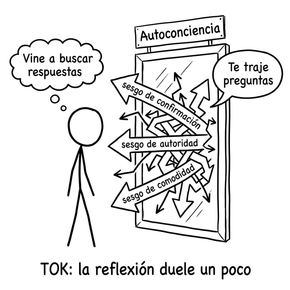 Espejo de autoconciencia y sesgos