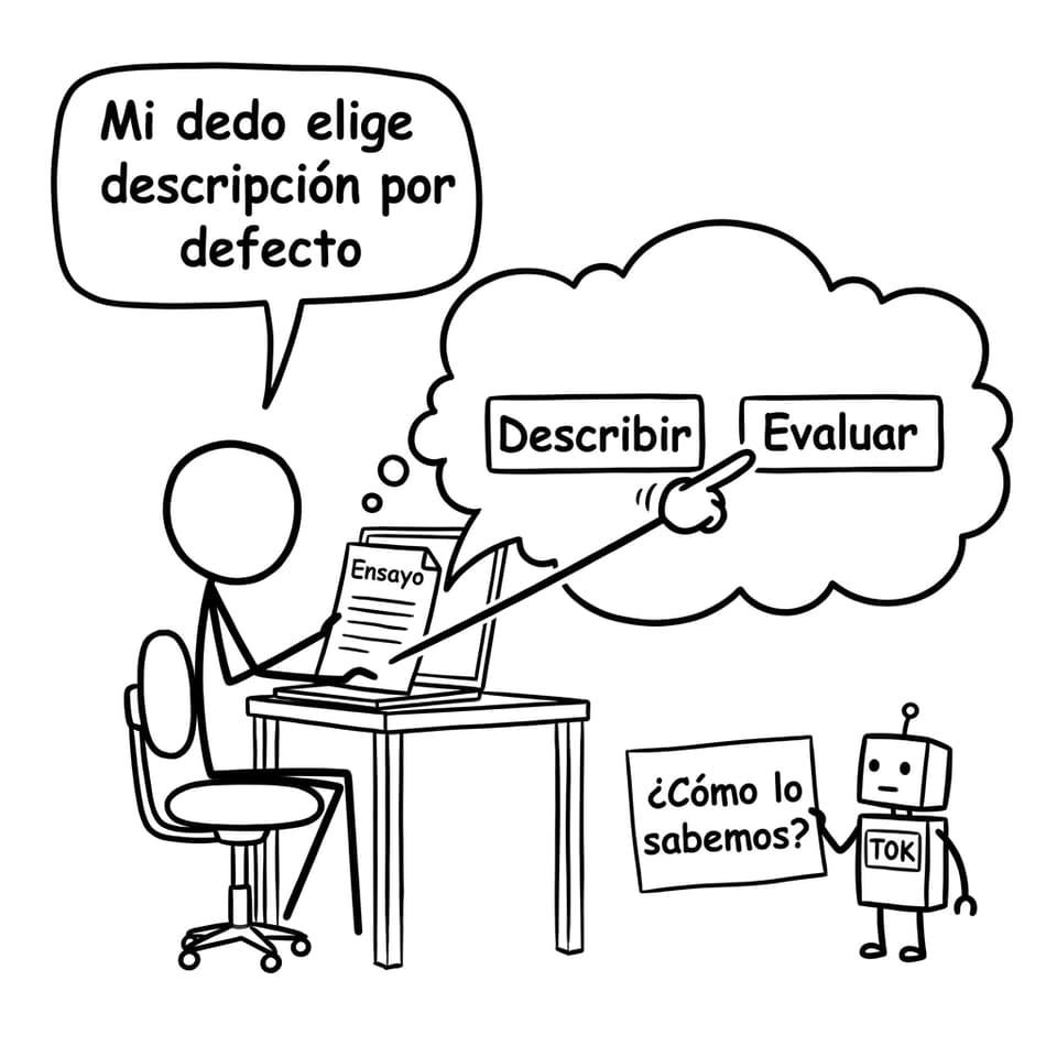 Mi dedo elige descripción por defecto