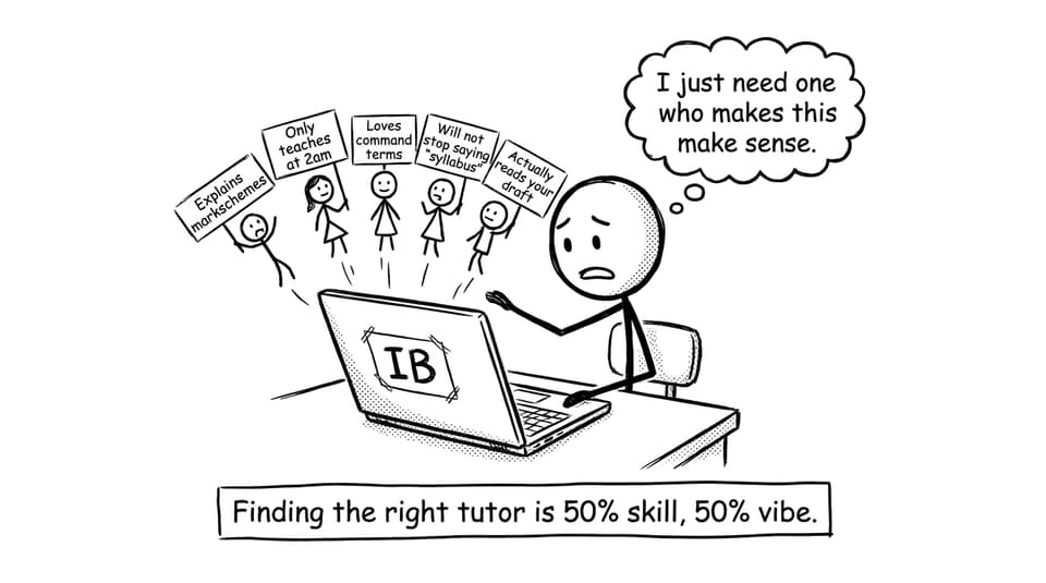 A funny comic about choosing the right tutor
