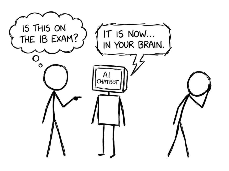 Student asks AI: 'Is this on the IB exam?'
