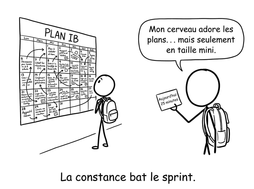 Planning mini mais constant