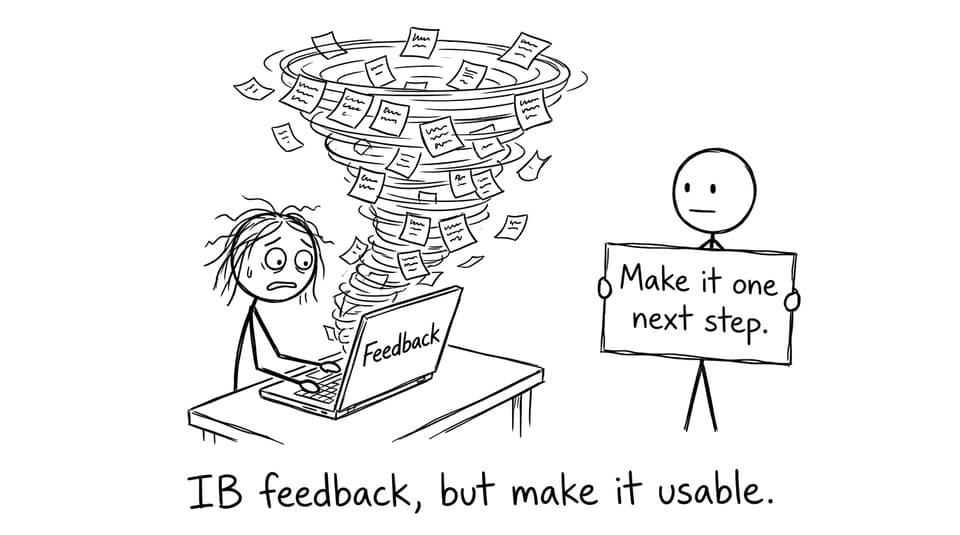 IB feedback, but make it usable.