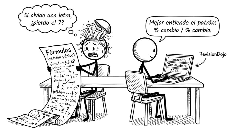 Memorizar fórmulas vs entender el patrón