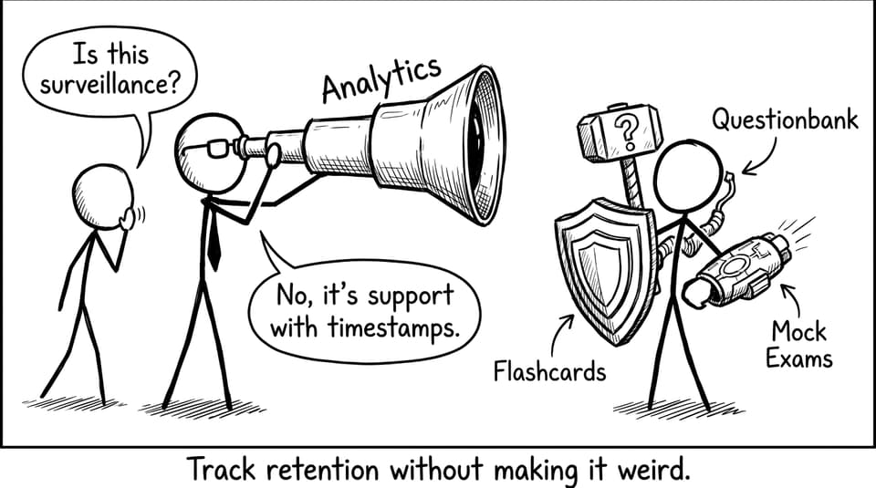 Track retention without making it weird