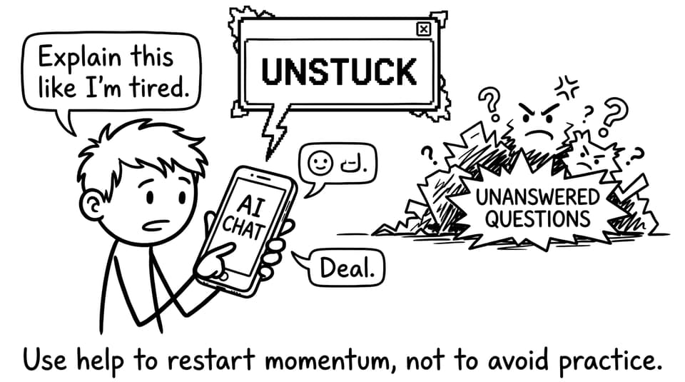 AI Chat unstuck comic