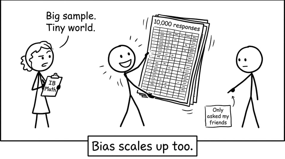 Bias scales up too