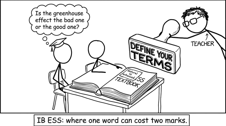IB ESS terms comic