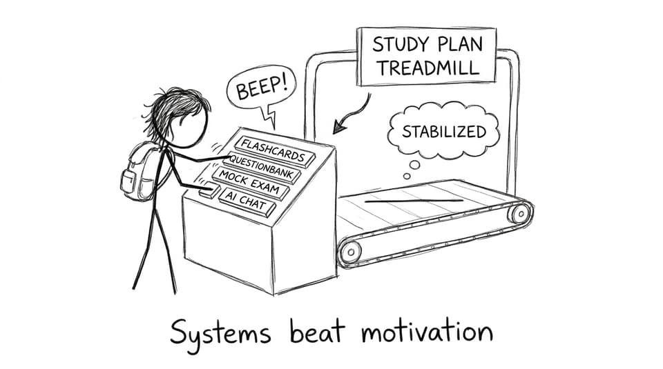 Systems beat motivation