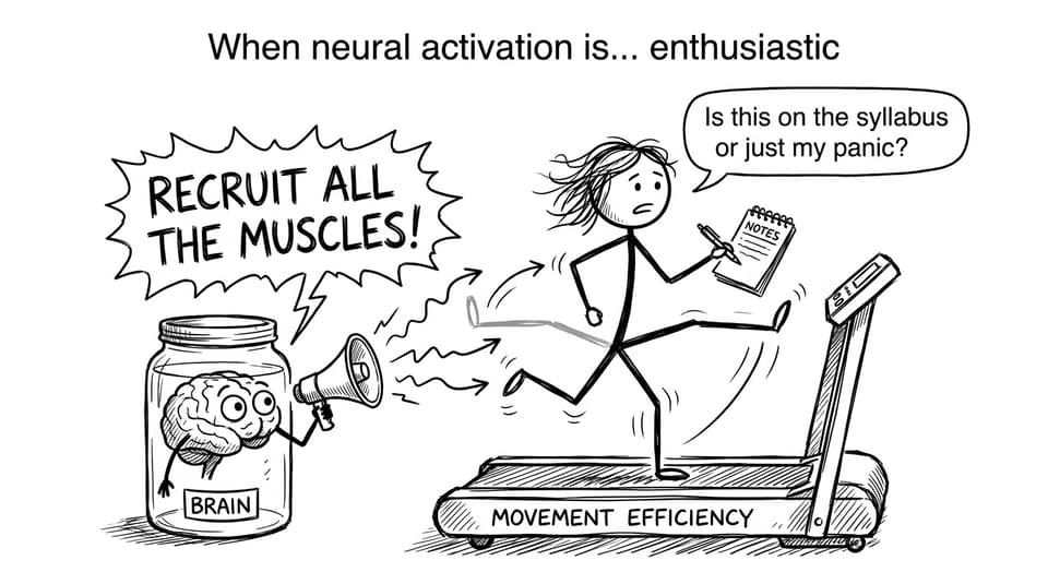 When neural activation is enthusiastic