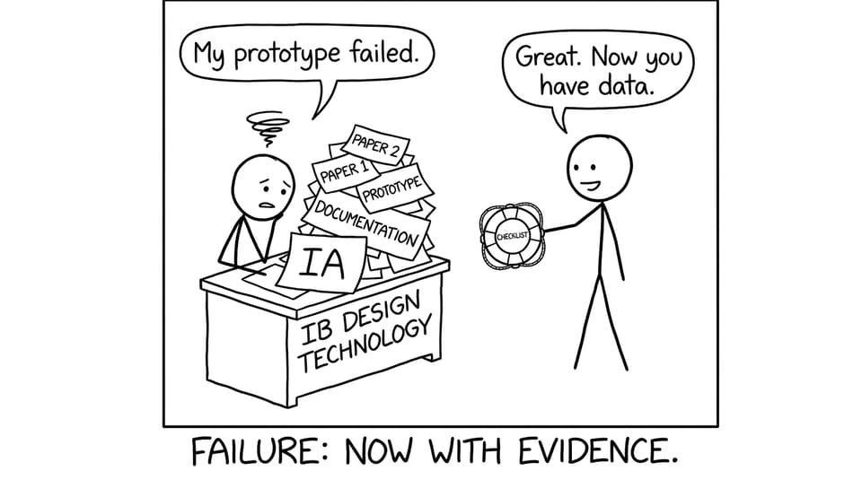 Prototype failure becomes evidence