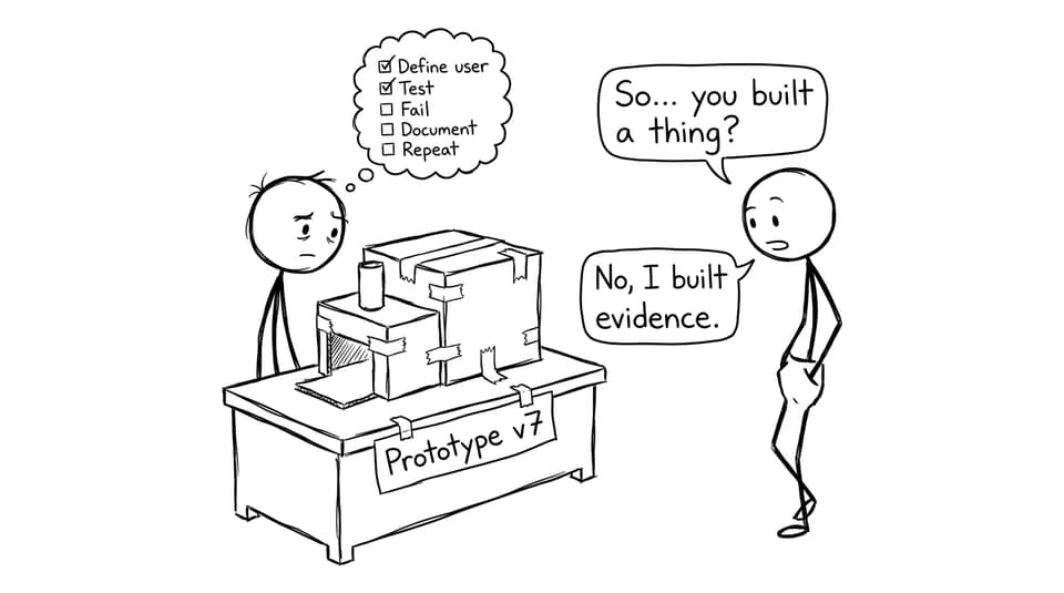 Comic about building evidence