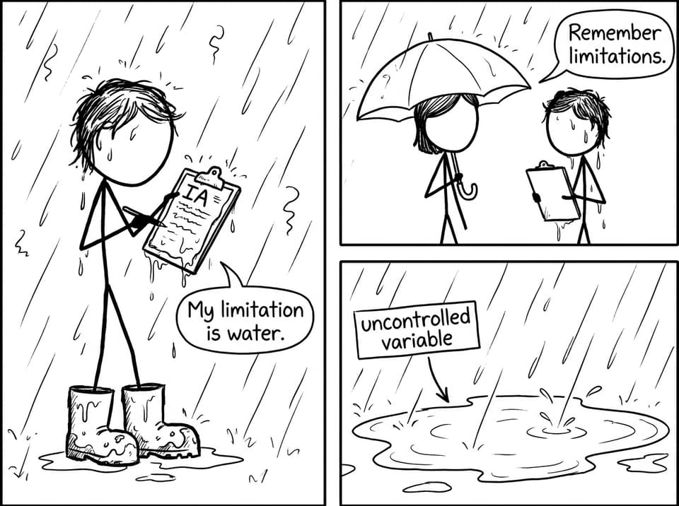 The classic rainy-day IA limitation