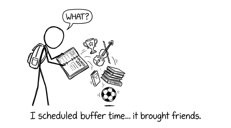 An IB planner explodes with hobbies