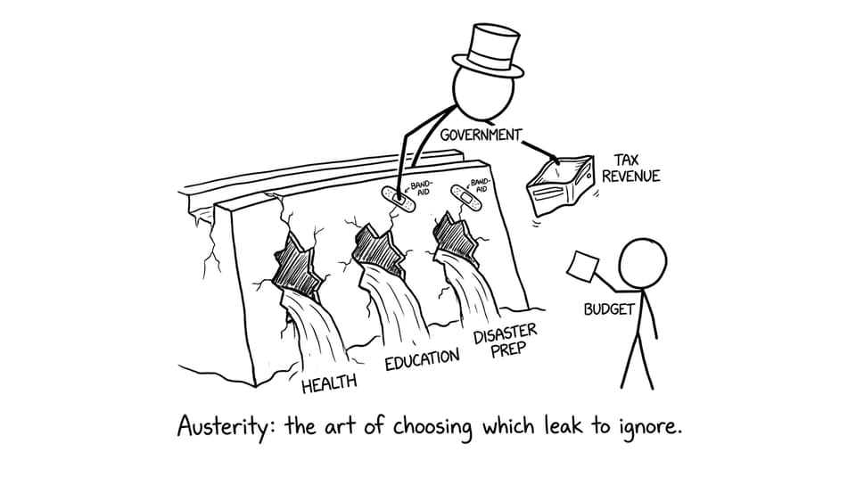 Austerity choosing leaks