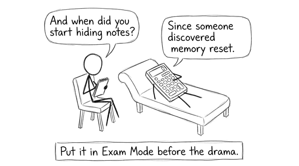 Stick-figure comic about a calculator in therapy