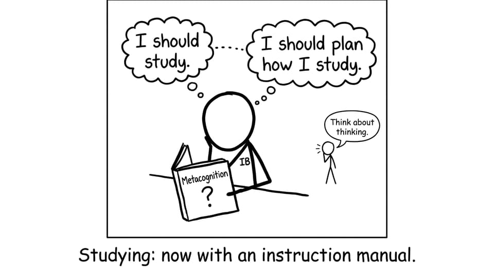 IB student vs metacognition instruction manual