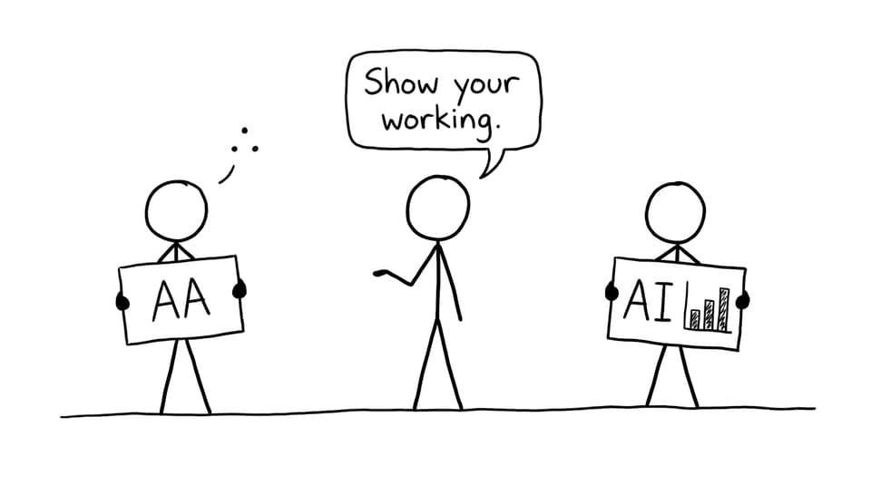 AA vs AI debate comic