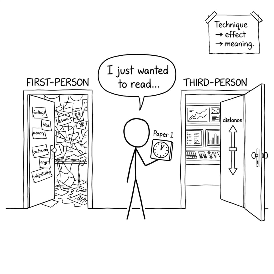 Doors of first-person vs third-person