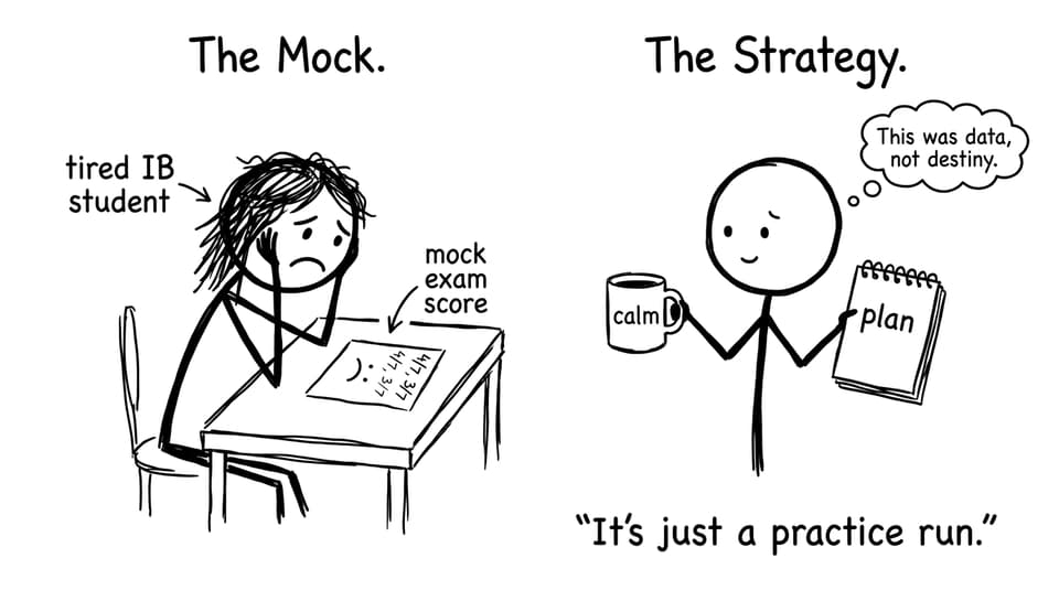 Parent and student reframing mock results