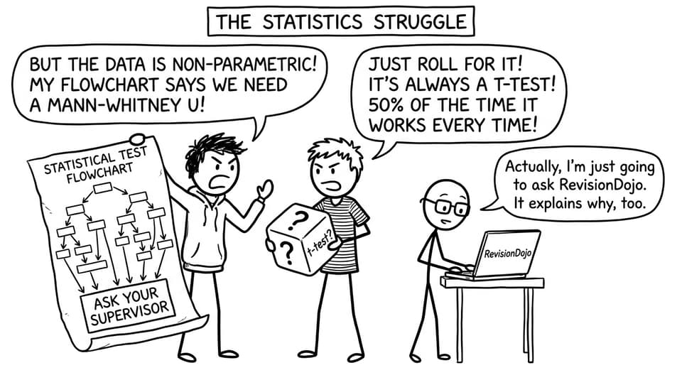 Stat test argument joke
