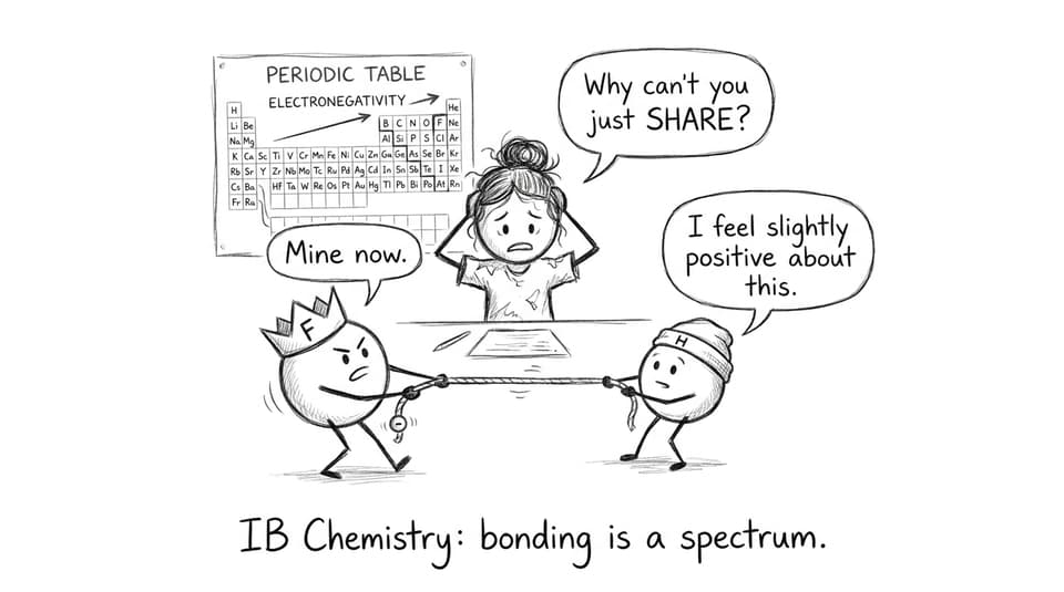 IB Chemistry bonding is a spectrum
