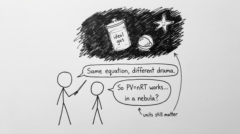 PV=nRT goes to space