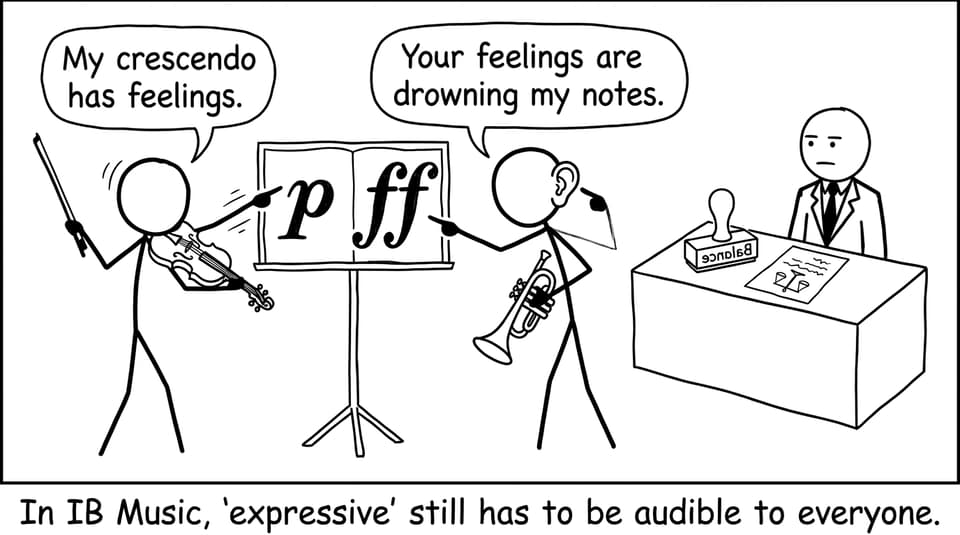Balance and blend comic