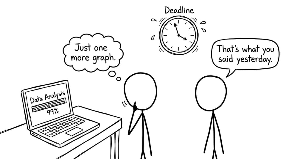 Deadline clock humor