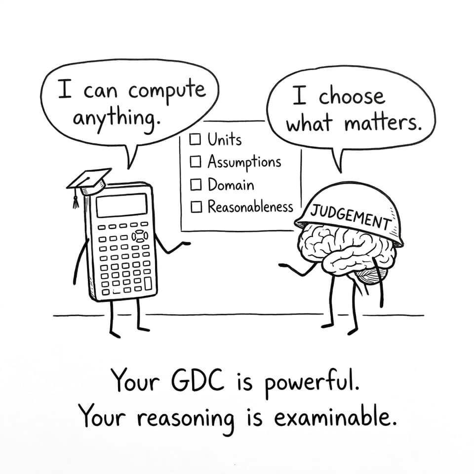 Calculator vs judgement brain