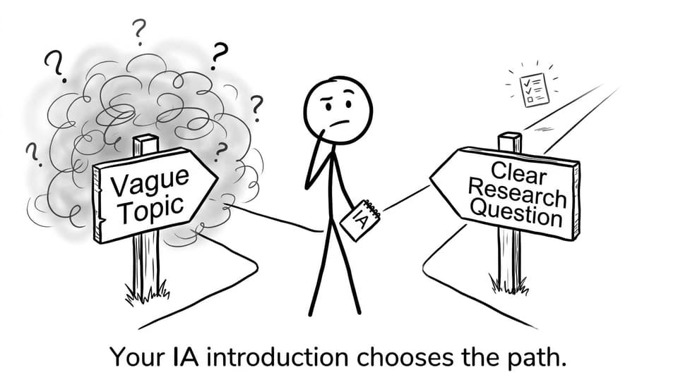 Two paths: Vague Topic vs Clear Research Question
