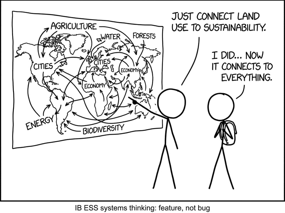 IB ESS systems thinking comic