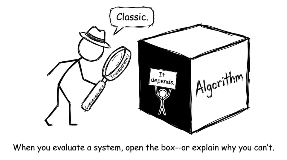 Transparency detective comic