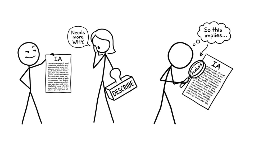 Student learns the missing WHY in an IA