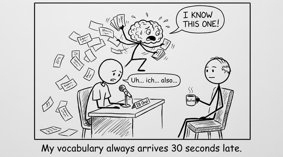 Student vs. the late-arriving vocabulary