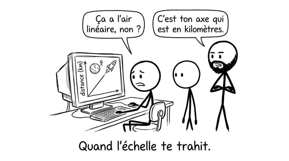 Quand l'échelle te trahit.