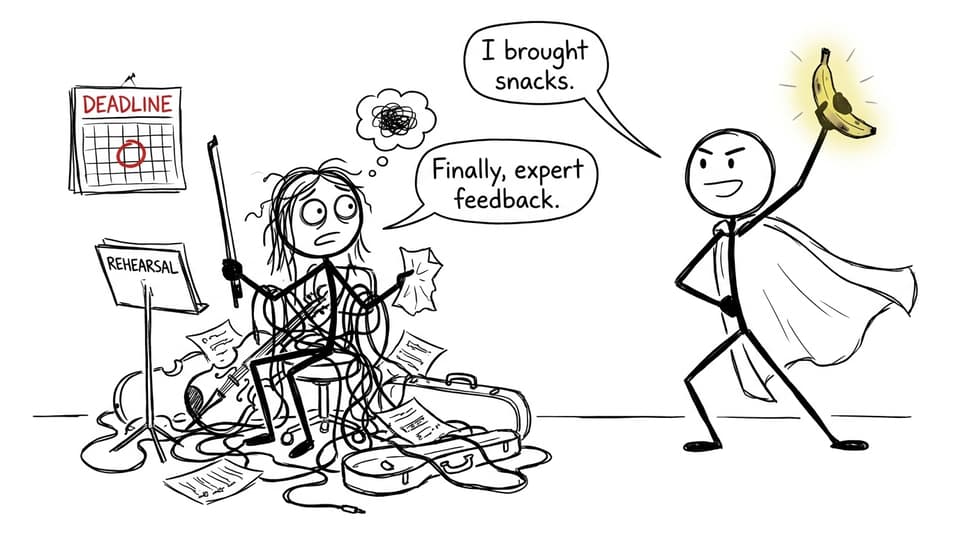 A heroic parent discovers the strategic value of snacks