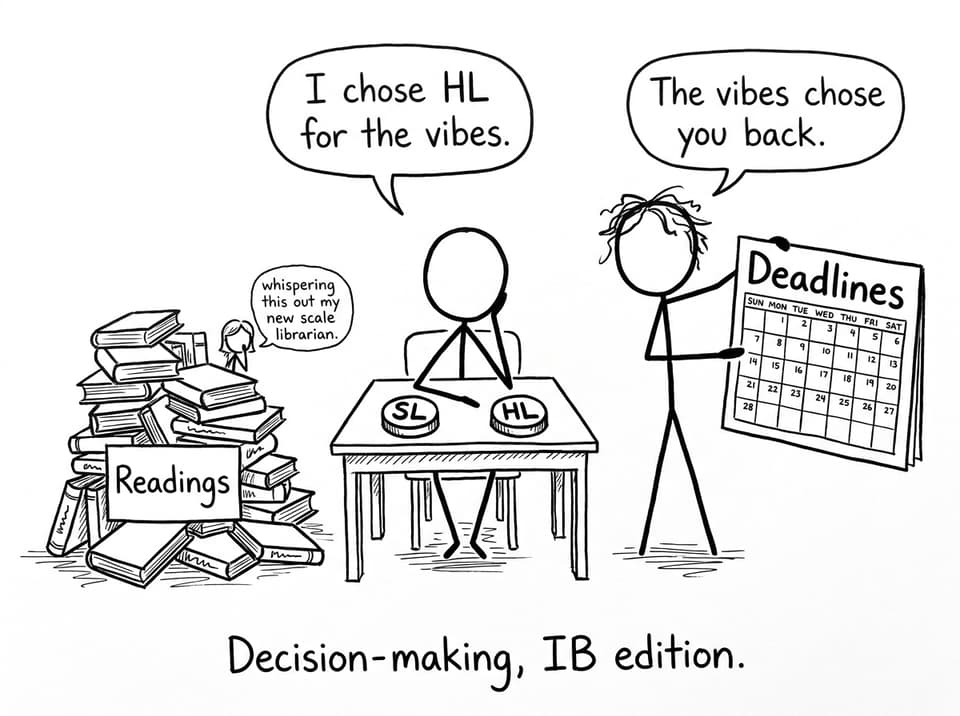 SL vs HL buttons comic