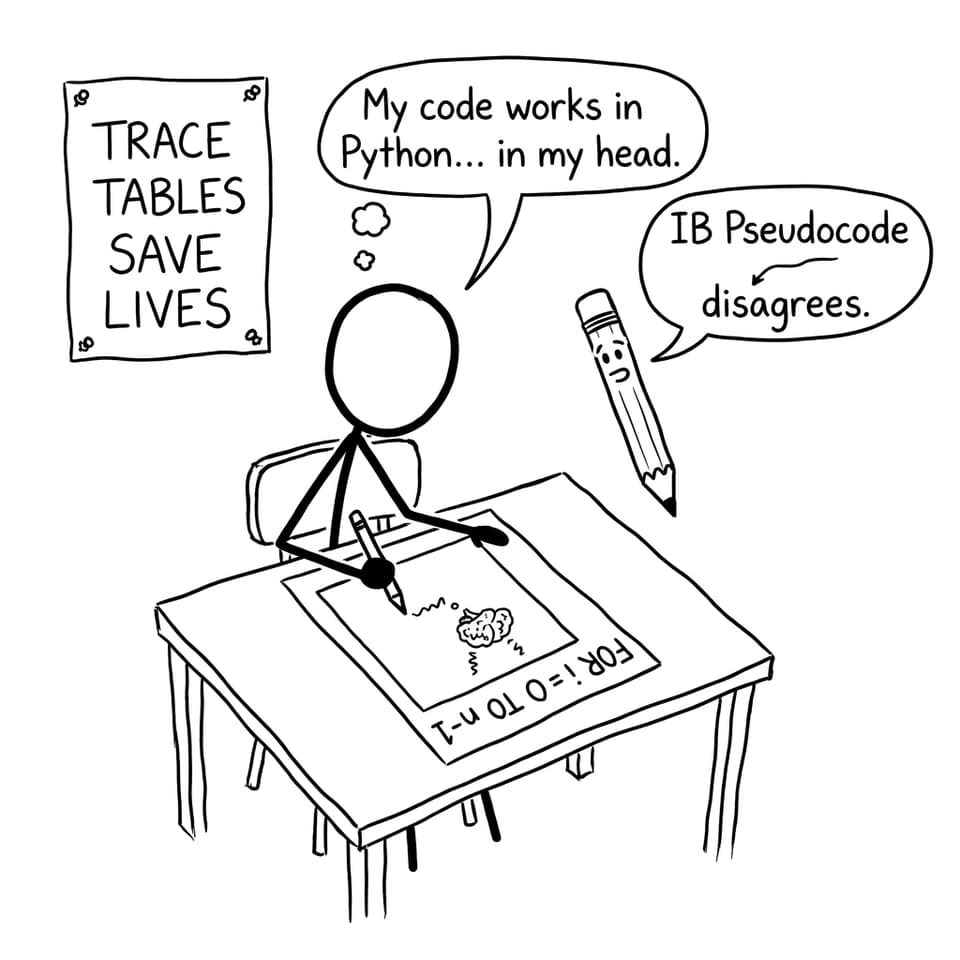 Pseudocode vs your brain