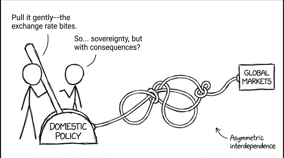 Comic: Domestic policy lever vs global markets