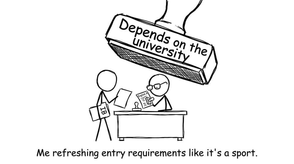 Admissions desk comedy