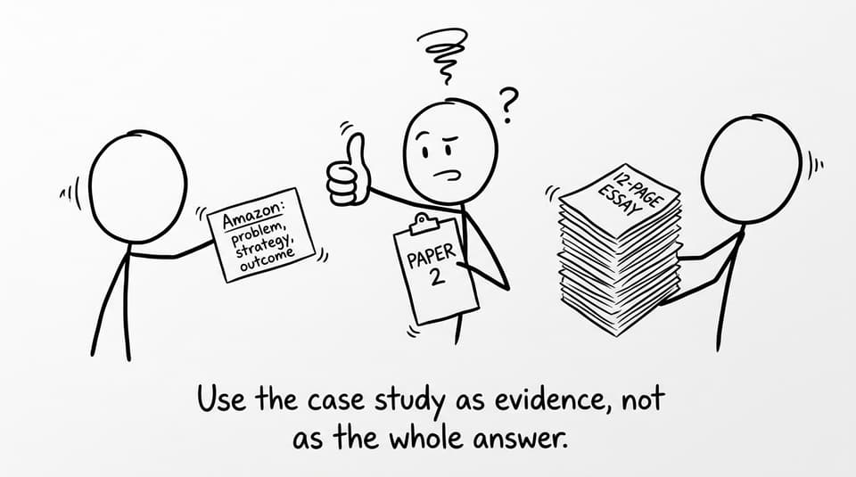 Examiner prefers evidence cards