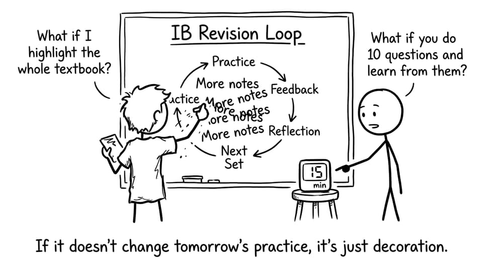 If it doesn't change tomorrow's practice, it's just decoration.