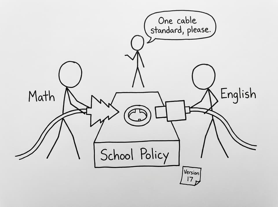 Departments plugging into policy comic