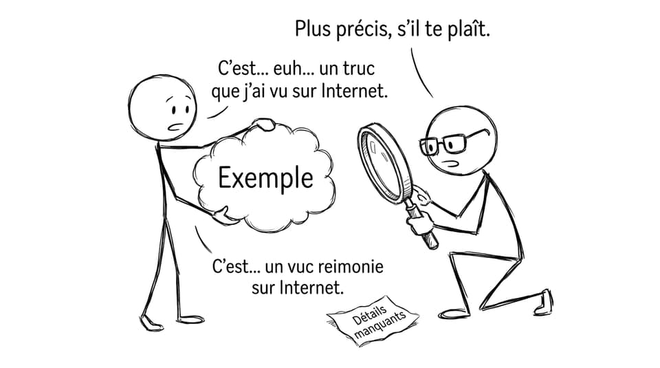 Exemple trop vague