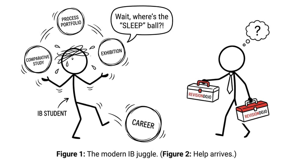 Student juggling Visual Arts components and a new “Career” ball