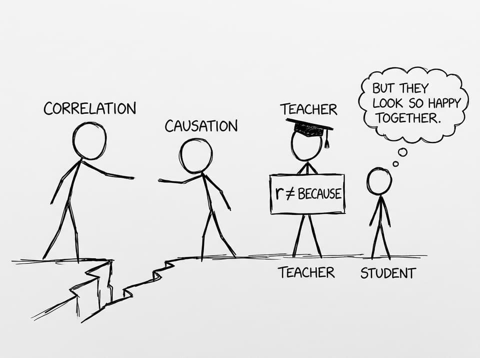 Correlation vs causation comic
