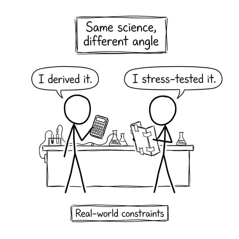 Science theory meets prototype reality