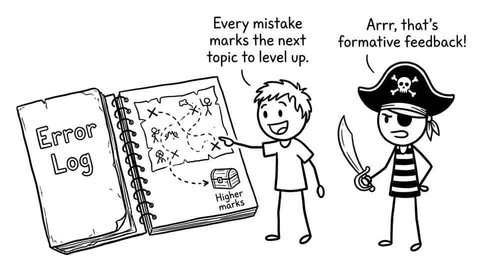 Error Log treasure map
